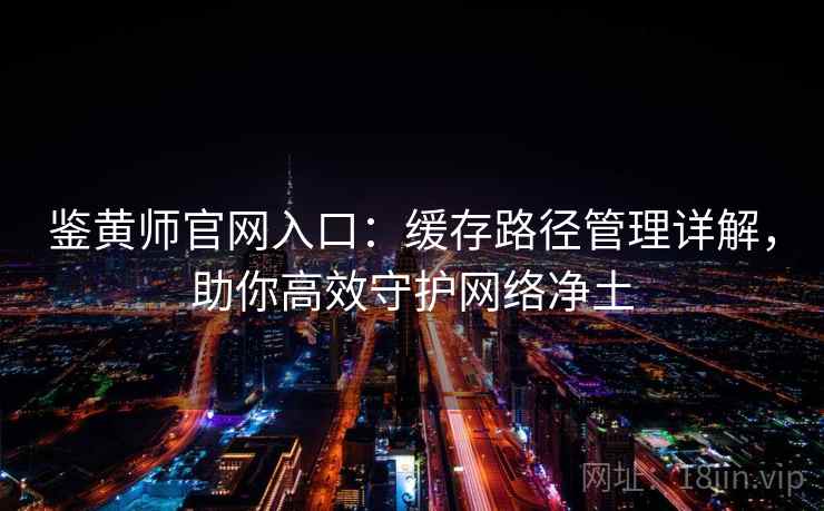 鉴黄师官网入口：缓存路径管理详解，助你高效守护网络净土